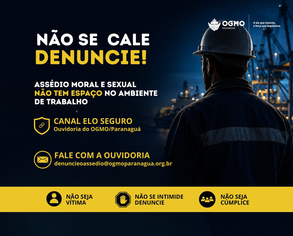 Não se cale. Denuncie!